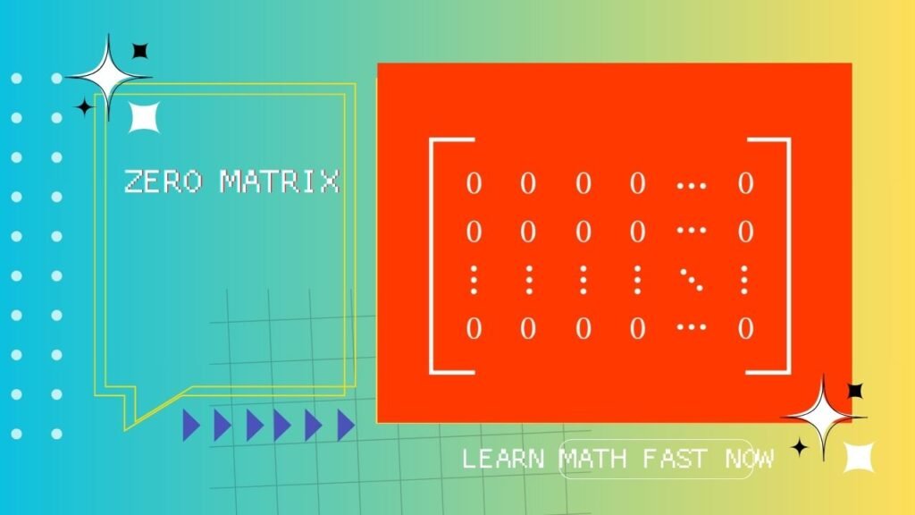 Zero Matrix Math Worksheets Thumbnail