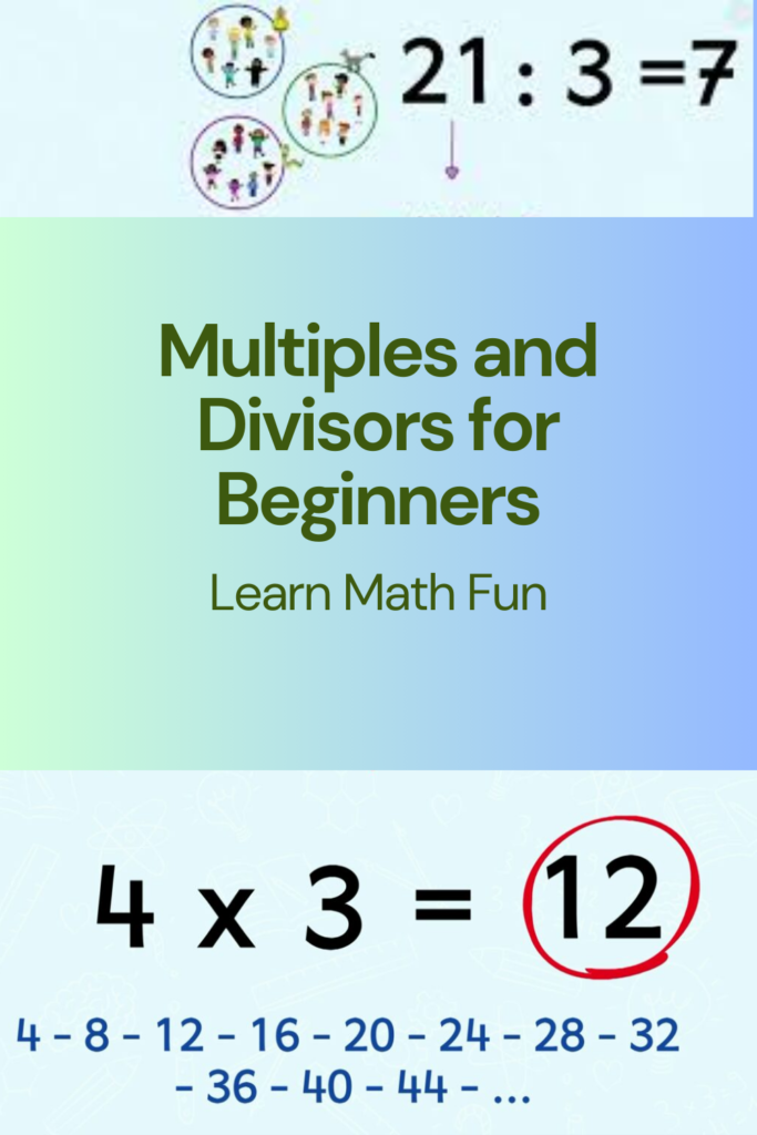 LEARN MATH FAST Multiples and divisors