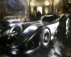 cool math art Batmobile from Batman movie