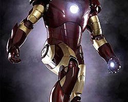 cool math art Iron Man suit from Iron Man movie